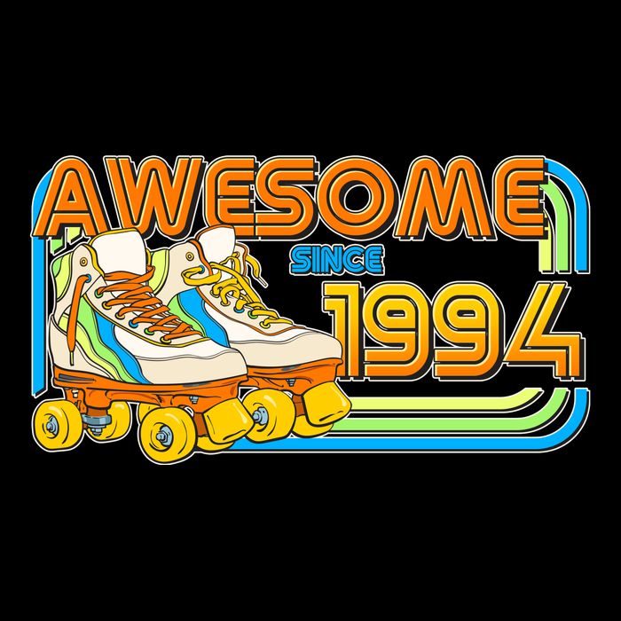 Retro Roller Skates Awesome Since 1994 30th Birthday 16 in Basic Backpack