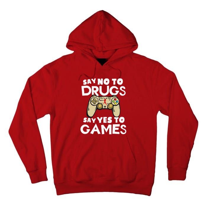 Red Ribbon Squad Week Say No To Say Yes To Video Games Tall Hoodie