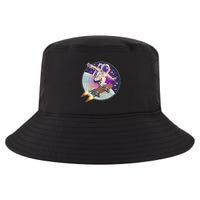 Retro Rocket Skateboarding Space Astronaut Cool Comfort Performance Bucket Hat