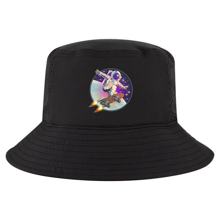 Retro Rocket Skateboarding Space Astronaut Cool Comfort Performance Bucket Hat