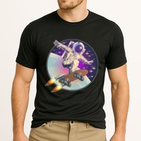 Retro Rocket Skateboarding Space Astronaut Performance Shirt