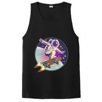 Retro Rocket Skateboarding Space Astronaut PosiCharge Competitor Tank
