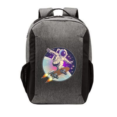 Retro Rocket Skateboarding Space Astronaut Vector Backpack