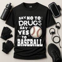 Red Ribbon Squad Week Say No To Say Yes To BaseBall Performance Shirt