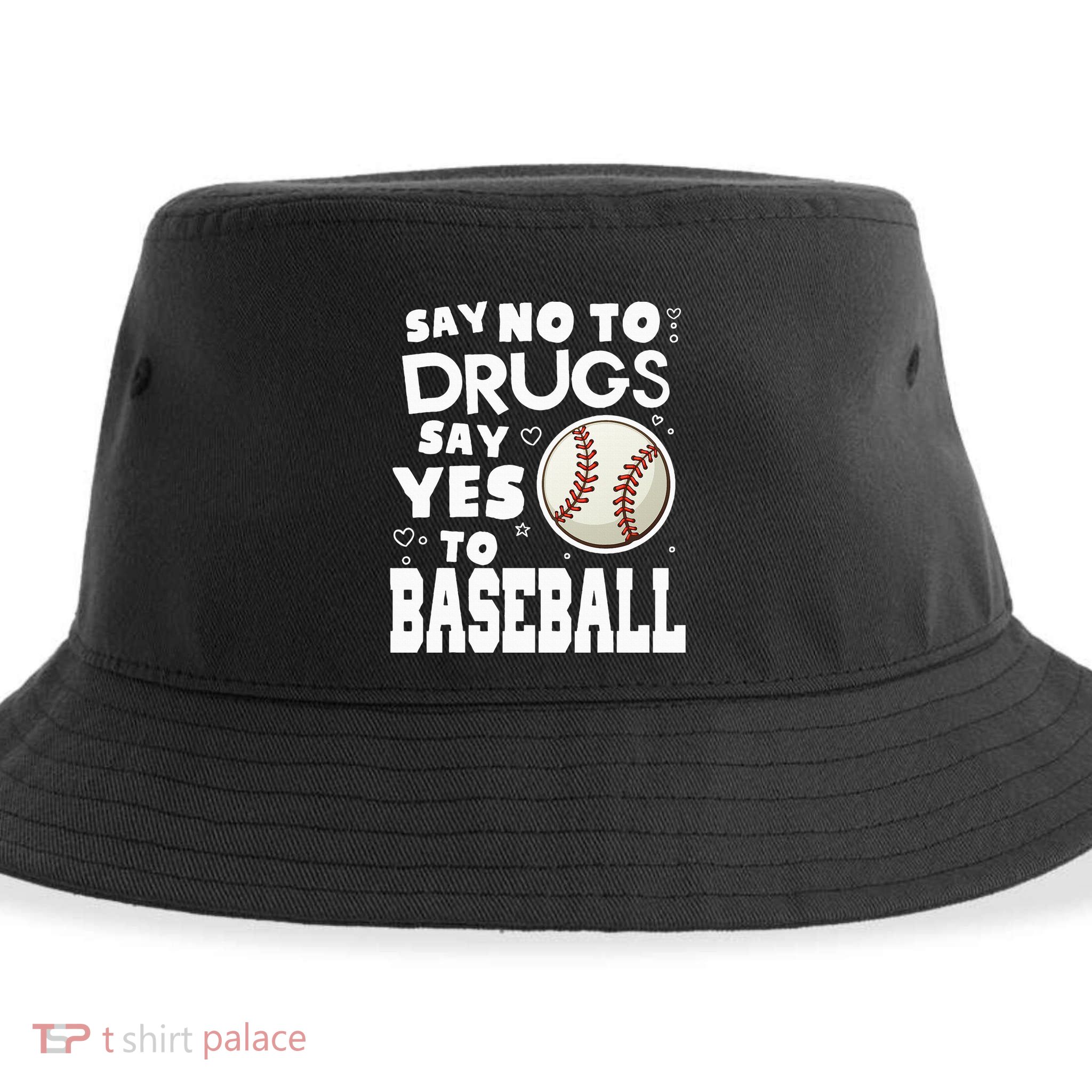 Red Ribbon Squad Week Say No To Say Yes To BaseBall Sustainable Bucket Hat