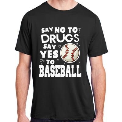 Red Ribbon Squad Week Say No To Say Yes To BaseBall Adult ChromaSoft Performance T-Shirt