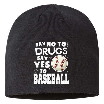Red Ribbon Squad Week Say No To Say Yes To BaseBall Sustainable Beanie