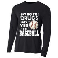 Red Ribbon Squad Week Say No To Say Yes To BaseBall Cooling Performance Long Sleeve Crew