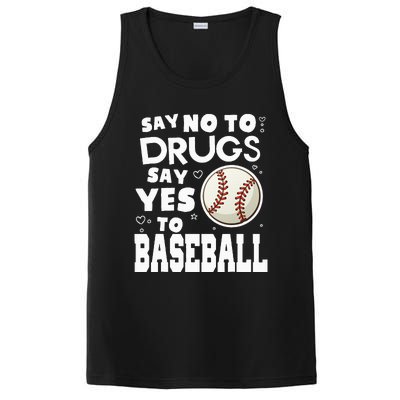 Red Ribbon Squad Week Say No To Say Yes To BaseBall PosiCharge Competitor Tank