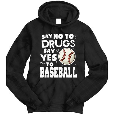 Red Ribbon Squad Week Say No To Say Yes To BaseBall Tie Dye Hoodie