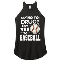 Red Ribbon Squad Week Say No To Say Yes To BaseBall Women's Perfect Tri Rocker Tank