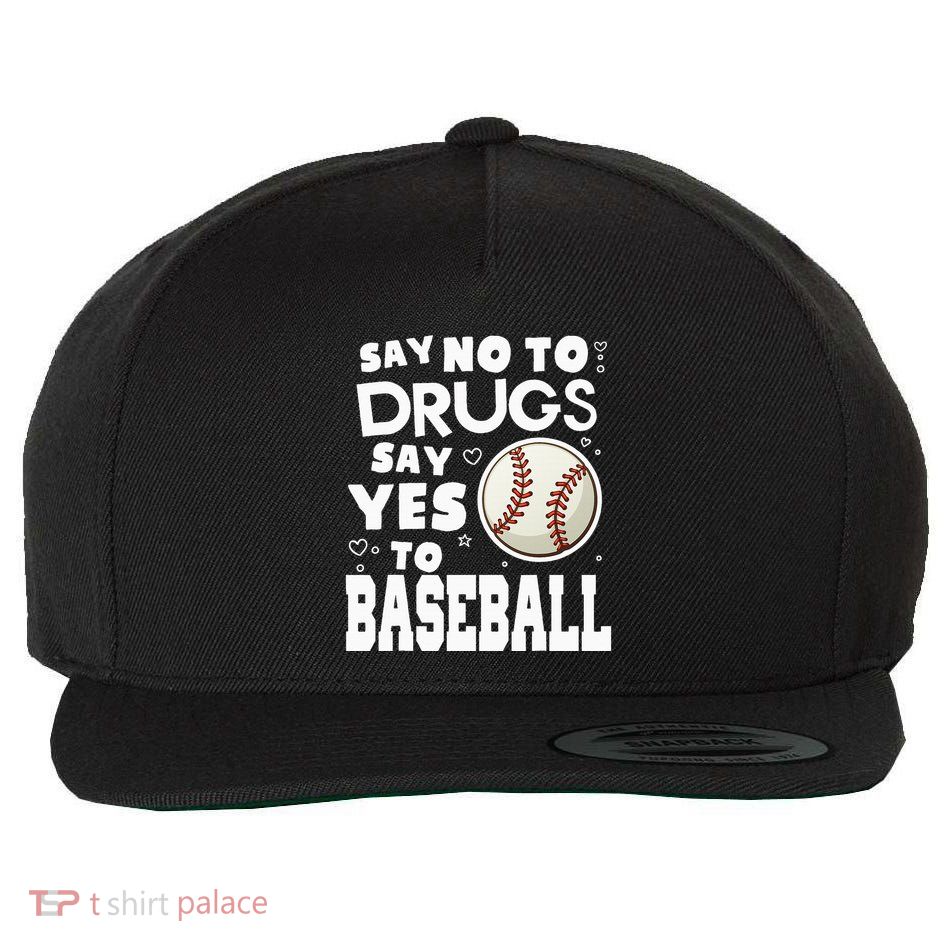 Red Ribbon Squad Week Say No To Say Yes To BaseBall Wool Snapback Cap