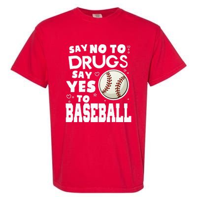 Red Ribbon Squad Week Say No To Say Yes To BaseBall Garment-Dyed Heavyweight T-Shirt