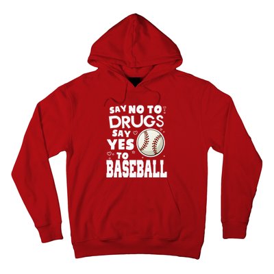 Red Ribbon Squad Week Say No To Say Yes To BaseBall Hoodie