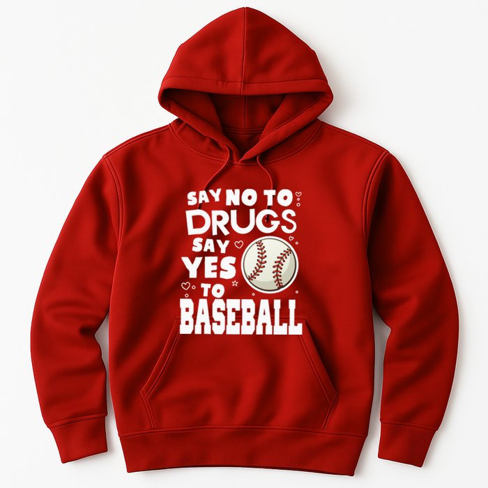 Red Ribbon Squad Week Say No To Say Yes To BaseBall Hoodie