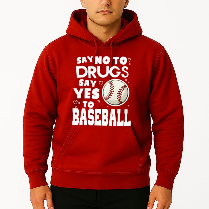 Red Ribbon Squad Week Say No To Say Yes To BaseBall Hoodie