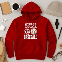 Red Ribbon Squad Week Say No To Say Yes To BaseBall Hoodie