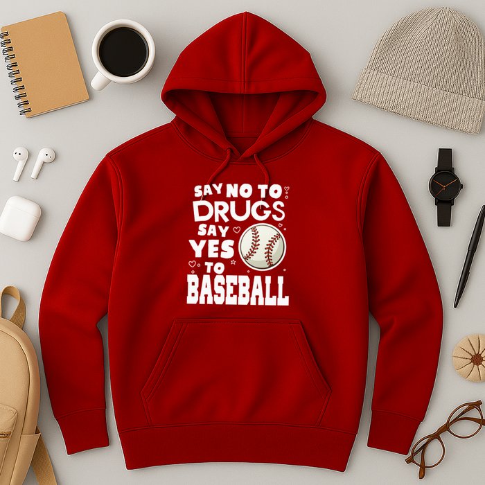 Red Ribbon Squad Week Say No To Say Yes To BaseBall Hoodie