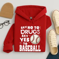 Red Ribbon Squad Week Say No To Say Yes To BaseBall Hoodie