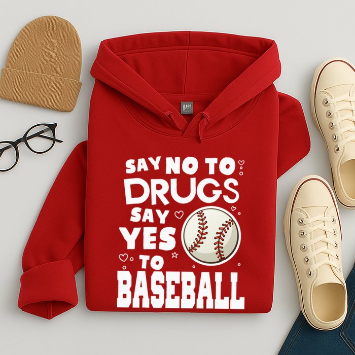 Red Ribbon Squad Week Say No To Say Yes To BaseBall Hoodie