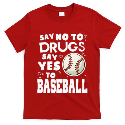 Red Ribbon Squad Week Say No To Say Yes To BaseBall T-Shirt