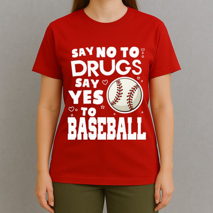 Red Ribbon Squad Week Say No To Say Yes To BaseBall T-Shirt