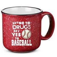Red Ribbon Squad Week Say No To Say Yes To BaseBall 15oz Campfire Ceramic Mug