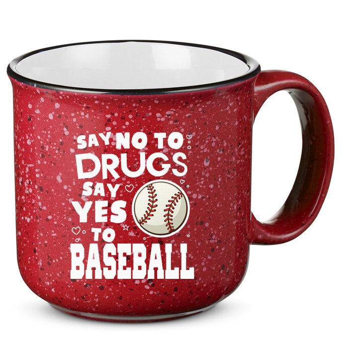 Red Ribbon Squad Week Say No To Say Yes To BaseBall 15oz Campfire Ceramic Mug