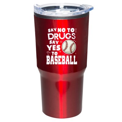 Red Ribbon Squad Week Say No To Say Yes To BaseBall Tumbler