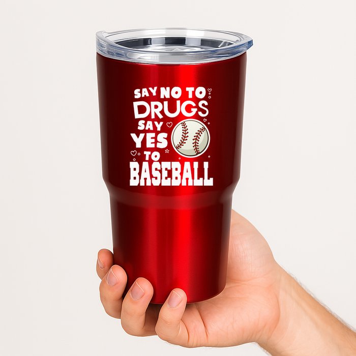 Red Ribbon Squad Week Say No To Say Yes To BaseBall Tumbler
