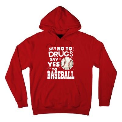 Red Ribbon Squad Week Say No To Say Yes To BaseBall Tall Hoodie