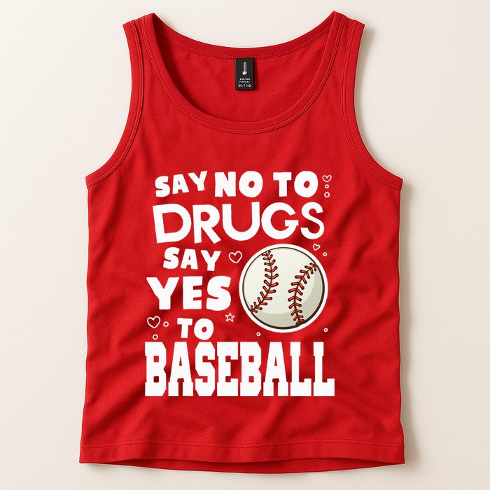 Red Ribbon Squad Week Say No To Say Yes To BaseBall Tank Top