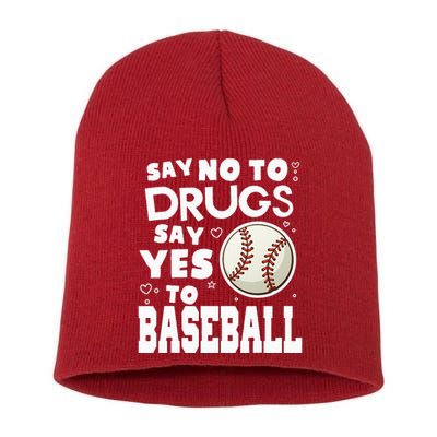 Red Ribbon Squad Week Say No To Say Yes To BaseBall Short Acrylic Beanie