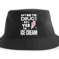 Red Ribbon Squad Week Say No To Say Yes To ICE CREAM Sustainable Bucket Hat
