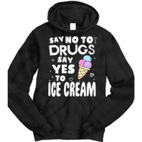 Red Ribbon Squad Week Say No To Say Yes To ICE CREAM Tie Dye Hoodie