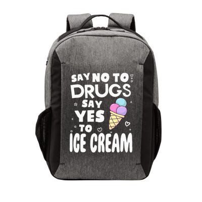 Red Ribbon Squad Week Say No To Say Yes To ICE CREAM Vector Backpack