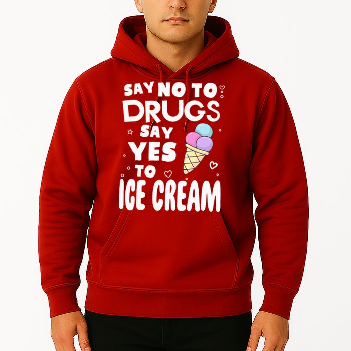 Red Ribbon Squad Week Say No To Say Yes To ICE CREAM Hoodie