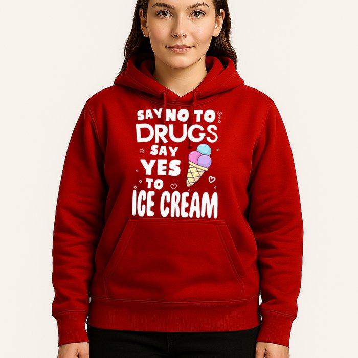 Red Ribbon Squad Week Say No To Say Yes To ICE CREAM Hoodie