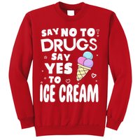 Red Ribbon Squad Week Say No To Say Yes To ICE CREAM Sweatshirt