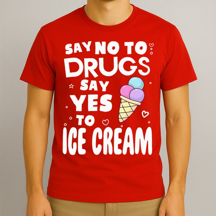 Red Ribbon Squad Week Say No To Say Yes To ICE CREAM T-Shirt