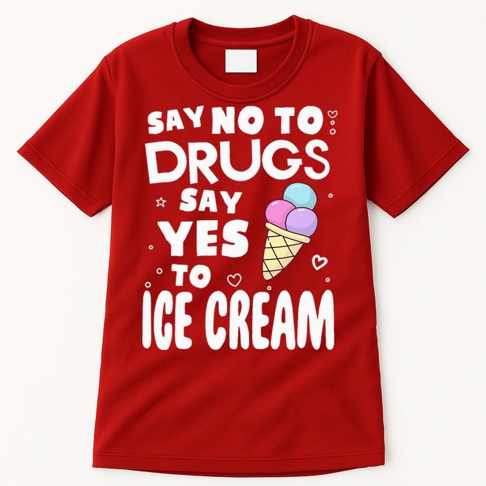 Red Ribbon Squad Week Say No To Say Yes To ICE CREAM Tall T-Shirt