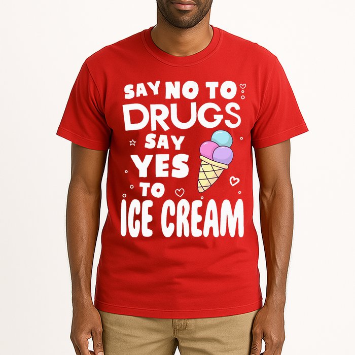 Red Ribbon Squad Week Say No To Say Yes To ICE CREAM Tall T-Shirt