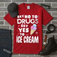 Red Ribbon Squad Week Say No To Say Yes To ICE CREAM Tall T-Shirt