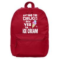 Red Ribbon Squad Week Say No To Say Yes To ICE CREAM 16 in Basic Backpack