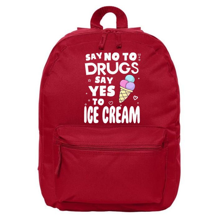 Red Ribbon Squad Week Say No To Say Yes To ICE CREAM 16 in Basic Backpack