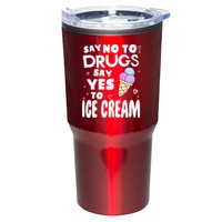 Red Ribbon Squad Week Say No To Say Yes To ICE CREAM Tumbler