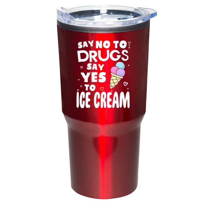 Red Ribbon Squad Week Say No To Say Yes To ICE CREAM Tumbler