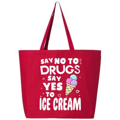 Red Ribbon Squad Week Say No To Say Yes To ICE CREAM 25L Jumbo Tote