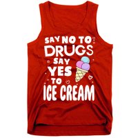 Red Ribbon Squad Week Say No To Say Yes To ICE CREAM Tank Top