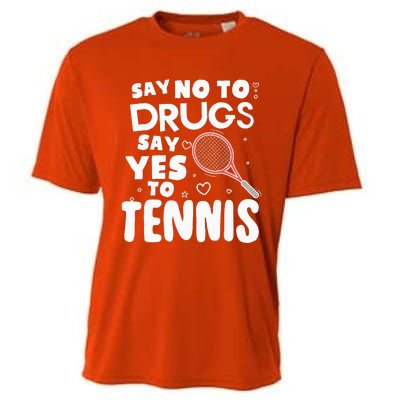 Red Ribbon Squad Week Say No To Say Yes To Tennis Cooling Performance Crew T-Shirt